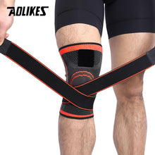 Load image into Gallery viewer, AOLIKES 1PCS 2019 Knie Unterstützung Professionelle Schutz Sport Knie Pad Atmungsaktiv Bandage Knie Brace Basketball Tennis Radfahren