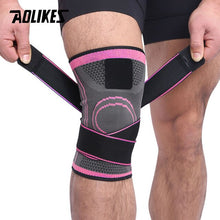 Load image into Gallery viewer, AOLIKES 1PCS 2019 Knie Unterstützung Professionelle Schutz Sport Knie Pad Atmungsaktiv Bandage Knie Brace Basketball Tennis Radfahren