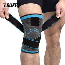 Load image into Gallery viewer, AOLIKES 1PCS 2019 Knie Unterstützung Professionelle Schutz Sport Knie Pad Atmungsaktiv Bandage Knie Brace Basketball Tennis Radfahren