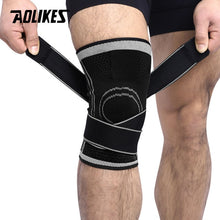 Load image into Gallery viewer, AOLIKES 1PCS 2019 Knie Unterstützung Professionelle Schutz Sport Knie Pad Atmungsaktiv Bandage Knie Brace Basketball Tennis Radfahren
