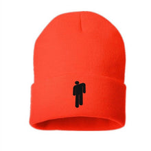 Load image into Gallery viewer, 2019 Billie Eilish Beanie Knitted Hats Unisex Solid Hip-hop Skullies Knitted Winter Hat 12 Colours Outdoor Casual Sport Cap
