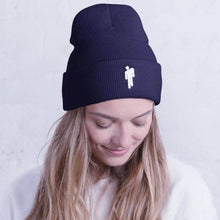 Load image into Gallery viewer, 2019 Billie Eilish Beanie Knitted Hats Unisex Solid Hip-hop Skullies Knitted Winter Hat 12 Colours Outdoor Casual Sport Cap
