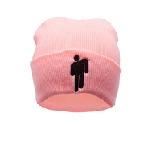 Load image into Gallery viewer, 2019 Billie Eilish Beanie Knitted Hats Unisex Solid Hip-hop Skullies Knitted Winter Hat 12 Colours Outdoor Casual Sport Cap
