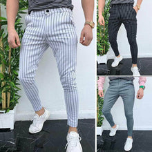 Load image into Gallery viewer, New trendy Fashion Mens Joggers Slim Fits Casual Pants Trousers Sweatpants Gym Suit Sport Gym Skinny Office Skinny Trousers
