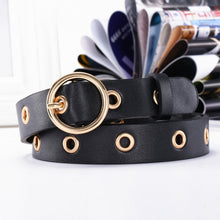 Load image into Gallery viewer, NO.ONEPAUL women belt Genuine Leather New Punk style fashion Pin Buckle jeans Decorative Belt Chain luxury brand belts for women

