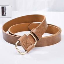 Load image into Gallery viewer, NO.ONEPAUL women belt Genuine Leather New Punk style fashion Pin Buckle jeans Decorative Belt Chain luxury brand belts for women
