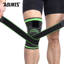 Load image into Gallery viewer, AOLIKES 1PCS 2019 Knie Unterstützung Professionelle Schutz Sport Knie Pad Atmungsaktiv Bandage Knie Brace Basketball Tennis Radfahren
